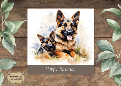 Dog 059 birthday card - 059,