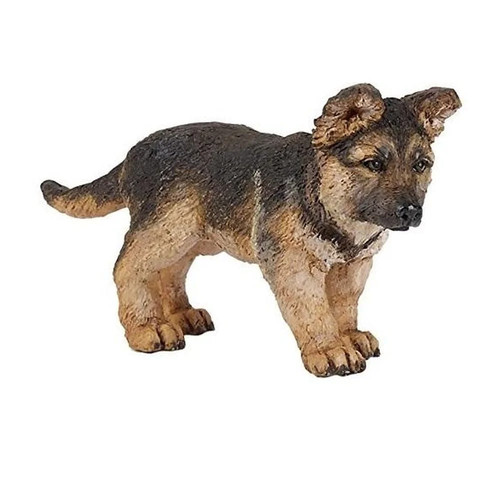 German shepherd puppy figurine - german,