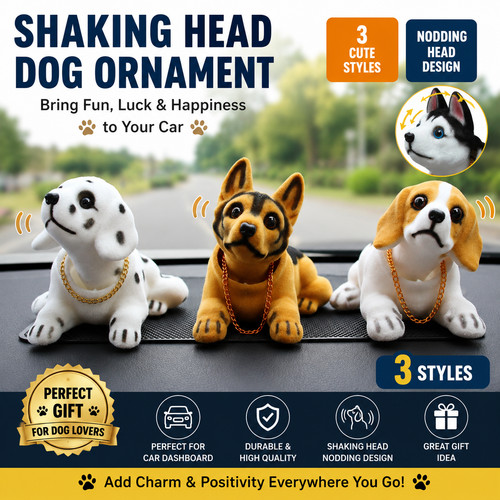 Shaking head nodding beagle - head,