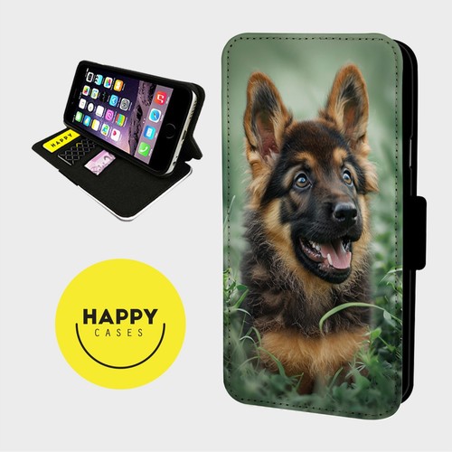 Joyful german shepherd puppy - german,
