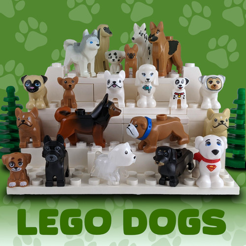 Lego dogs minifigure scale - lego,