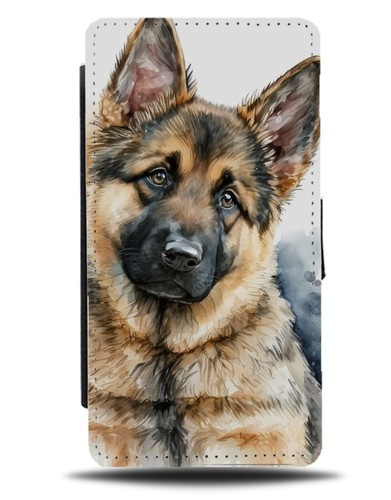 German shepherd puppy flip - german,
