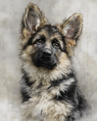 German shepherd puppy - german,