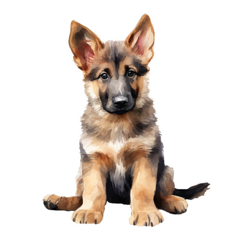 German shepherd puppy fur - german,