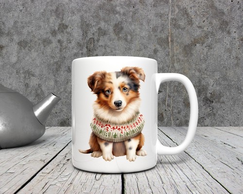 Australian shepherd puppy - shepherd,