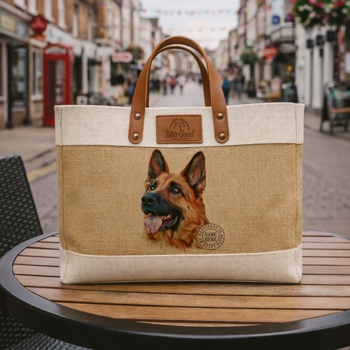 German shepherd tote - shepherd, bag