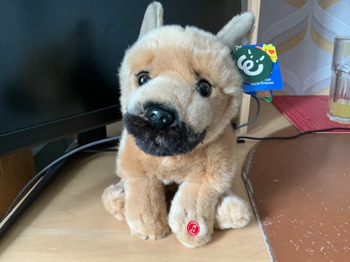 German shepherd puppy plush - german,